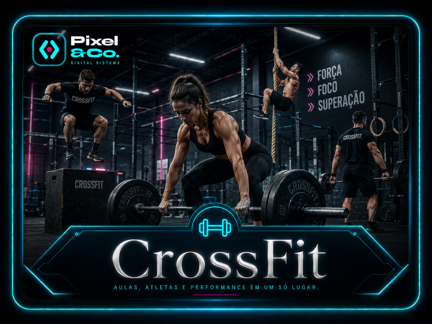 Apresentação visual do segmento Crossfit