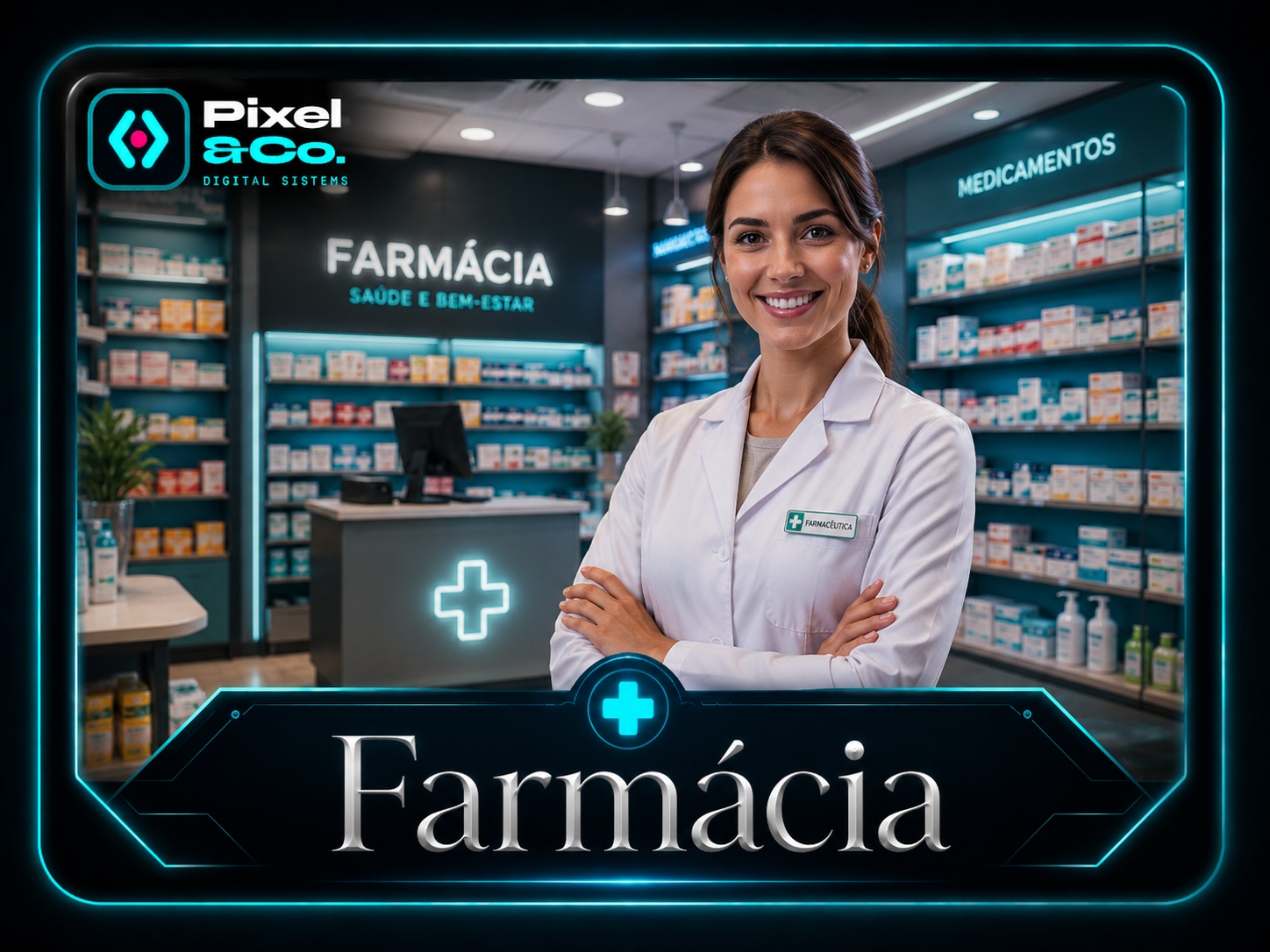 Apresentação visual do segmento Farmácia