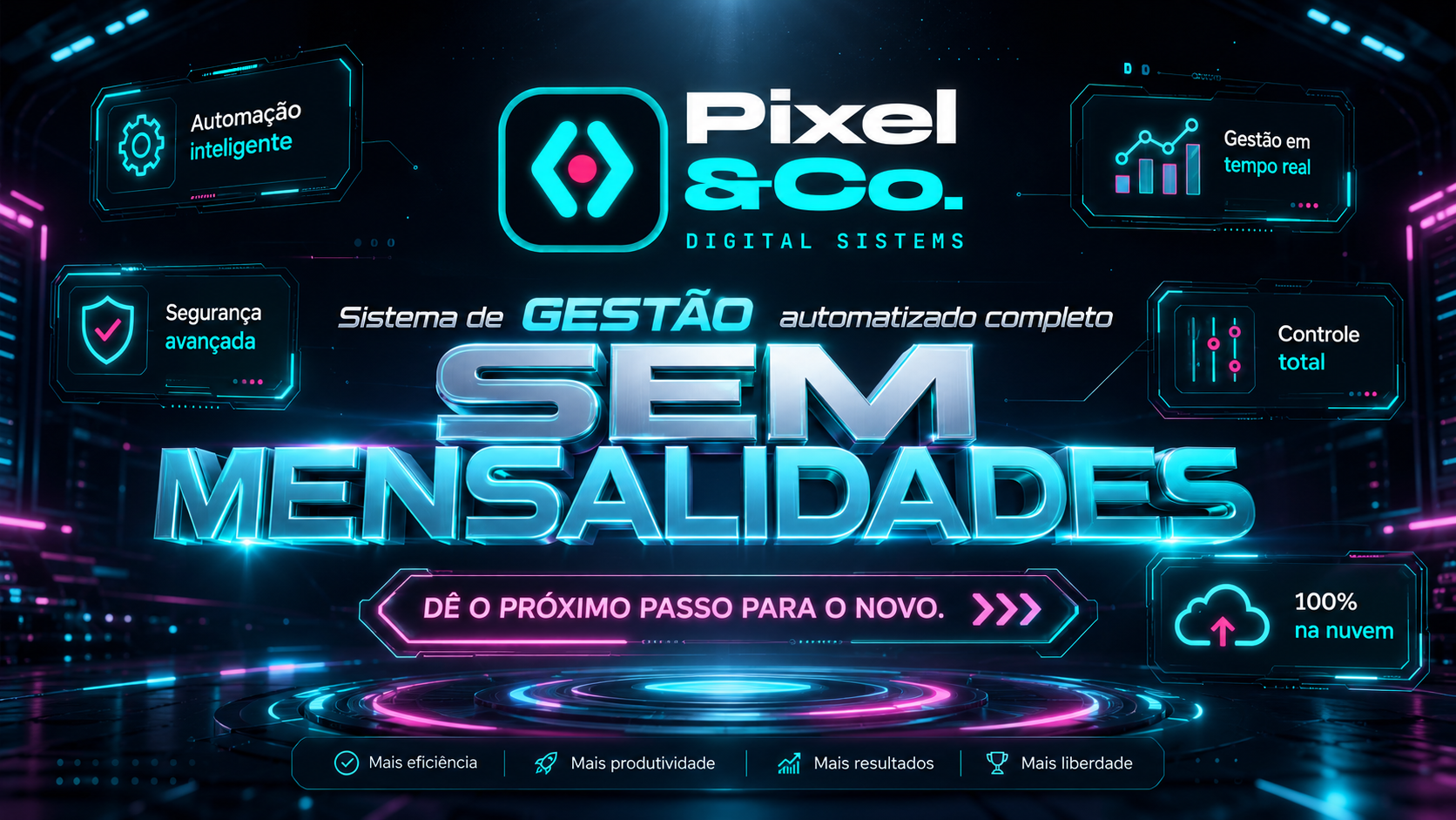 Sistema de gestão sem mensalidades